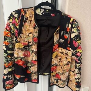 Floral Multicolor Jacket by Zara